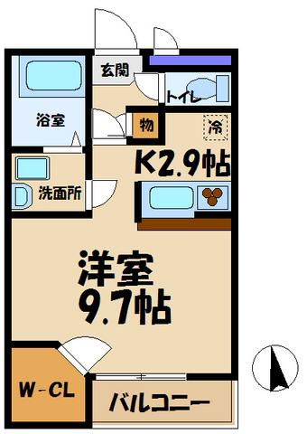 レオパレス鎌倉台IIの間取り