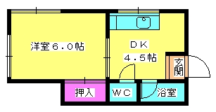 ゆかり荘25の間取り