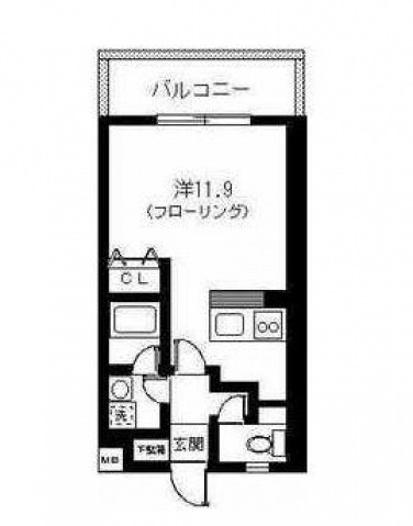 横浜市港北区北新横浜のマンションの間取り