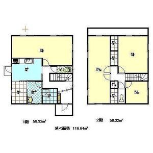 栃木県宇都宮市平松本町（一戸建）の賃貸物件の間取り