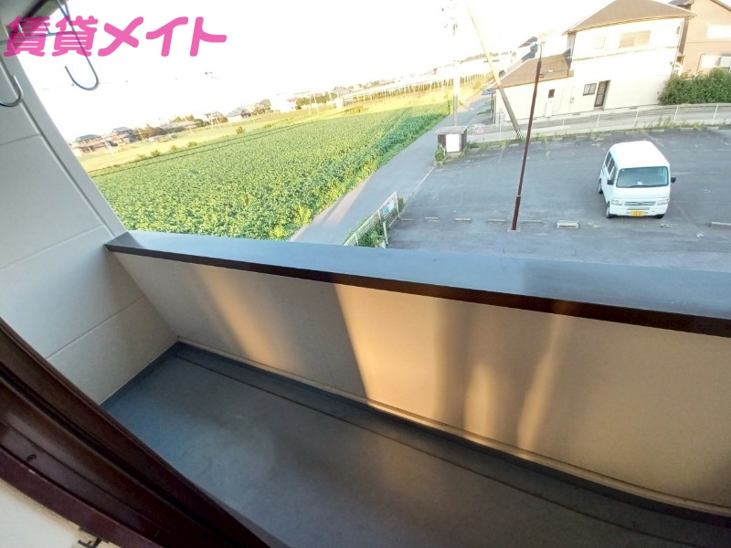 バルコニー　角部屋です。