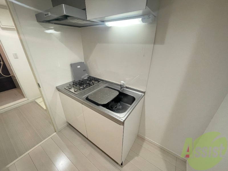 キッチン　キッチンはガスなので火加減の調整がしやすそうです。