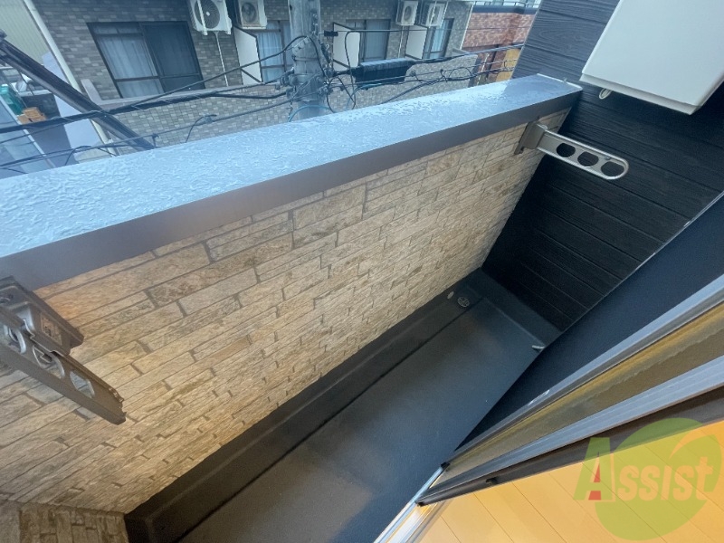 バルコニー　バルコニーがあるので洗濯物は外に干せそうですね～