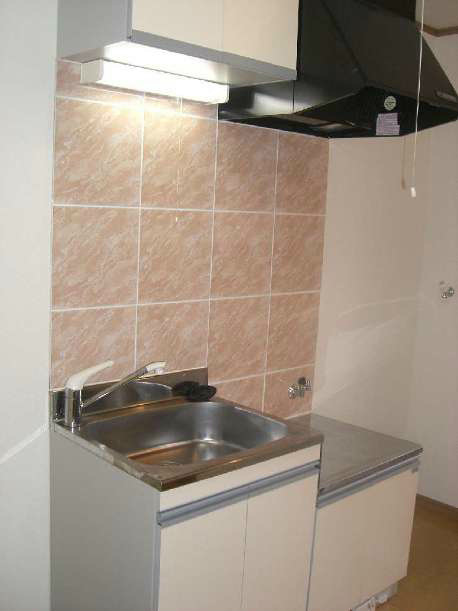 キッチン　ガスコンロ設置可タイプ。