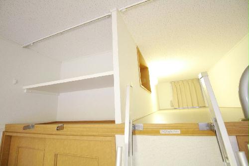 収納　ロフトスペース横には大型収納棚が付いています♪