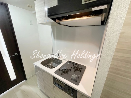 キッチン　便利な2口ガスコンロシステムキッチン