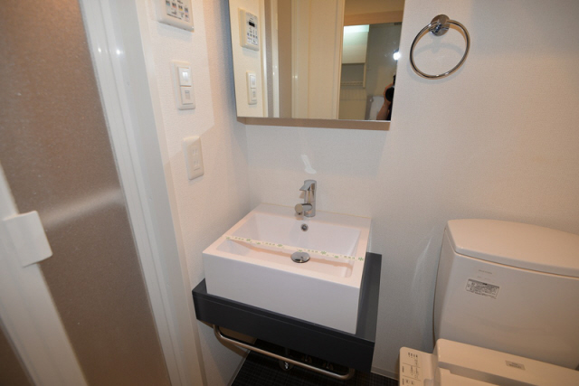 洗面設備　広い洗面スペース