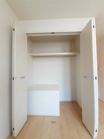 収納　たっぷりとした収納スペースです