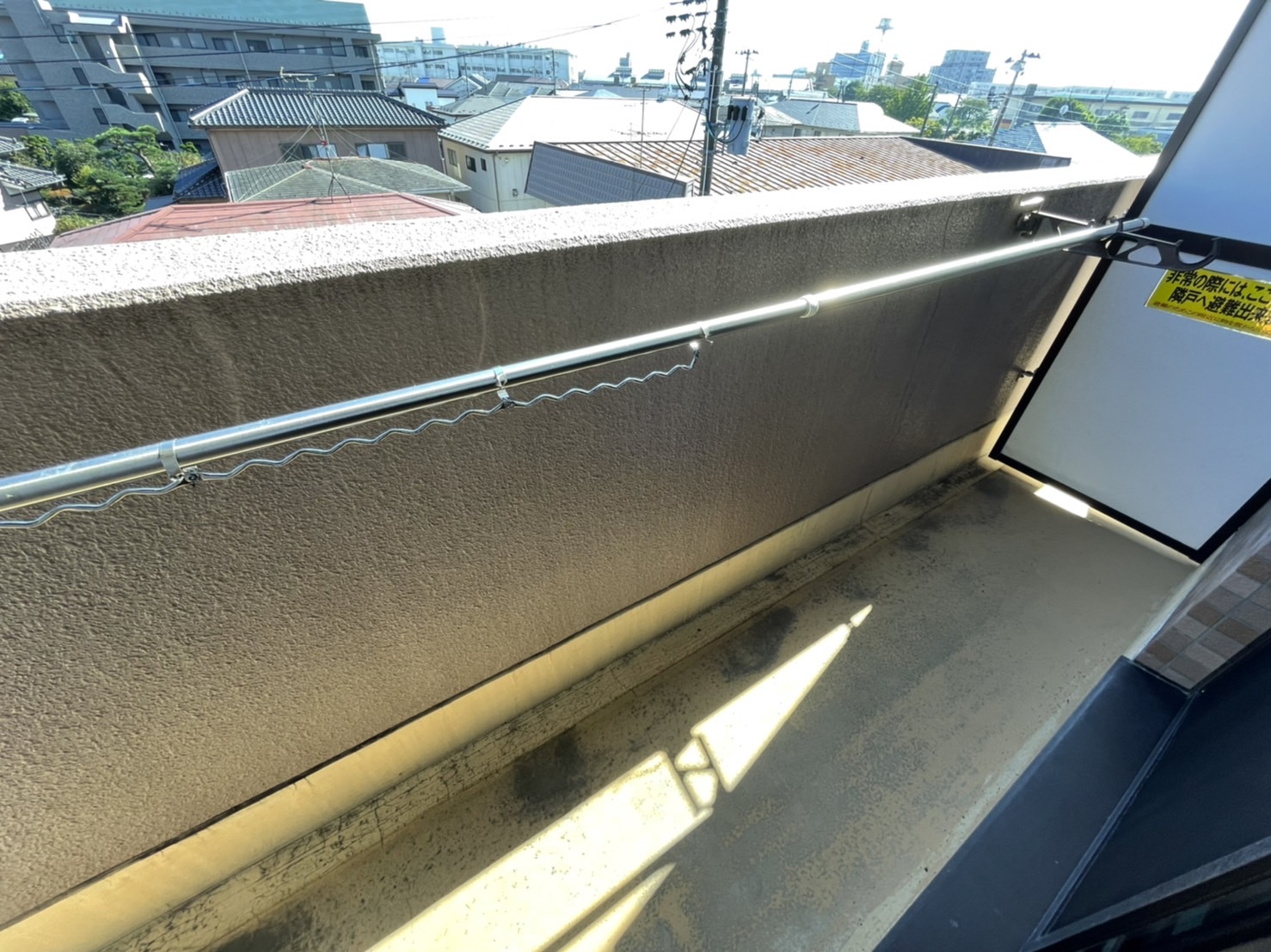 バルコニー　※同アパートのものを使用しております
