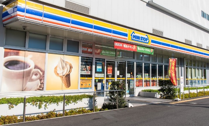 コンビニ　ミニストップ 越中島通り店（コンビニ）まで214m