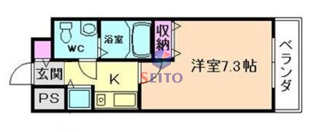 セイワパレス堂島シティの間取り写真