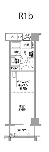 ＪＲ東海道本線 横浜駅 徒歩7分 12階建 築33年の間取り写真