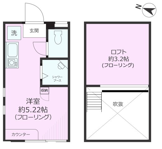 プレシャス白山の間取り写真