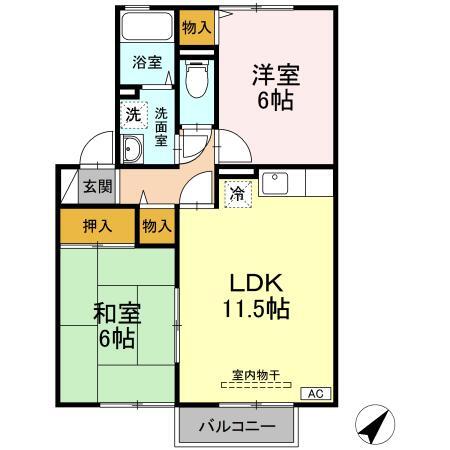 セジュールME秀の間取り写真