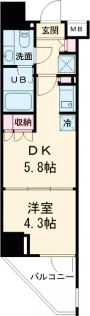 ベルファース大森Southの間取り写真