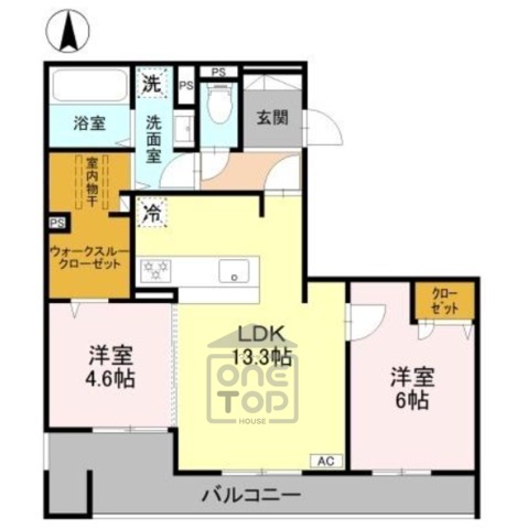 地下鉄今里筋線 清水駅 徒歩4分 3階建 新築の間取り写真