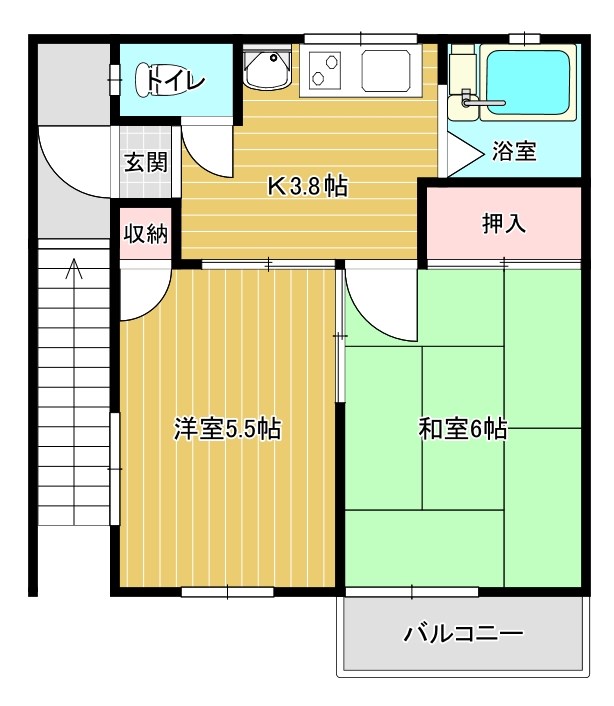 サンハウスの間取り