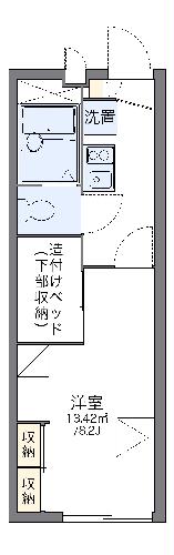 レオパレスＰｕｒｅＴｗｉｎｓの間取り