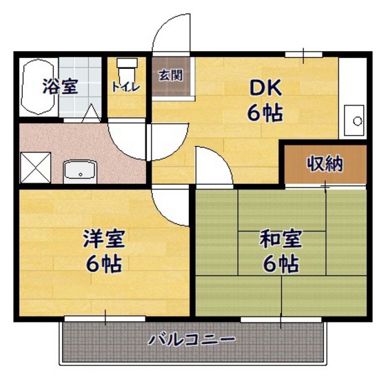 フレッシュタウンＮＫの間取り