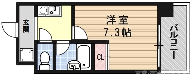 サンシティ四条西洞院の間取り