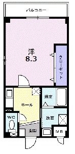 カーサ　ヴェルデの間取り