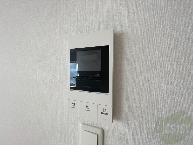 セキュリティ　インターホンは通話ができるので急な訪問があっても安心です。