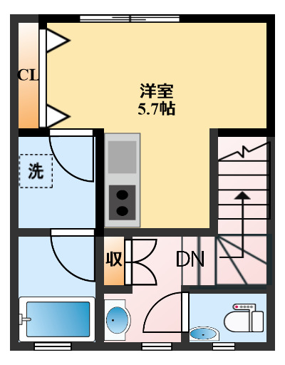 雲仙市愛野町甲のアパートの間取り