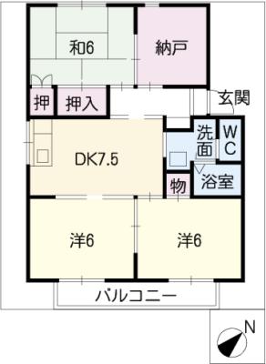 サンエステートの間取り