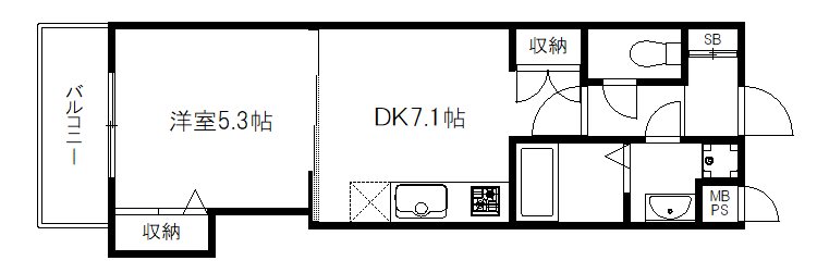 アクール吉祥院の間取り