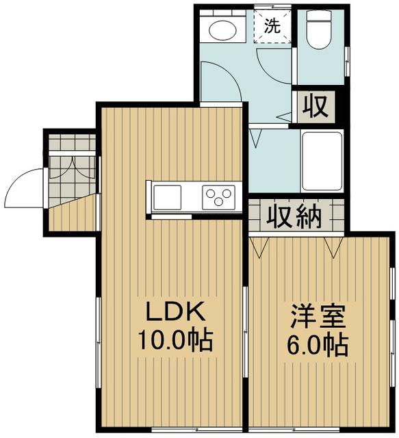 カーサ森Ｂの間取り