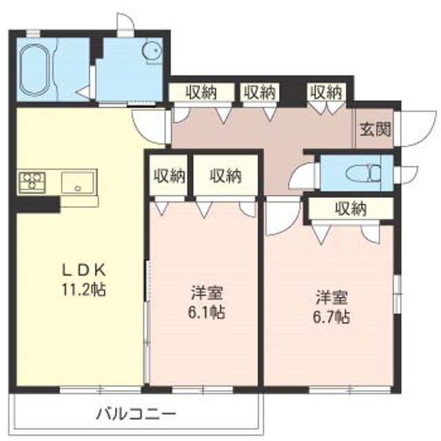 【エスペランサ和泉が丘の間取り】