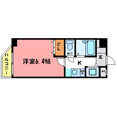 ＹＫハイツ桜町の間取り