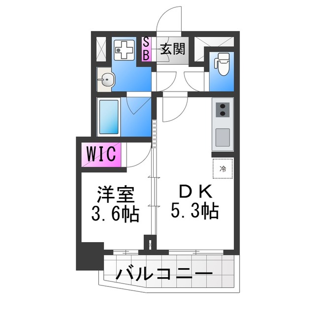 ライフフィールドなにわ本町ＲＵＥＬＬＥの間取り