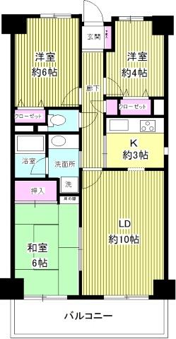 クレストヒル中野木の間取り