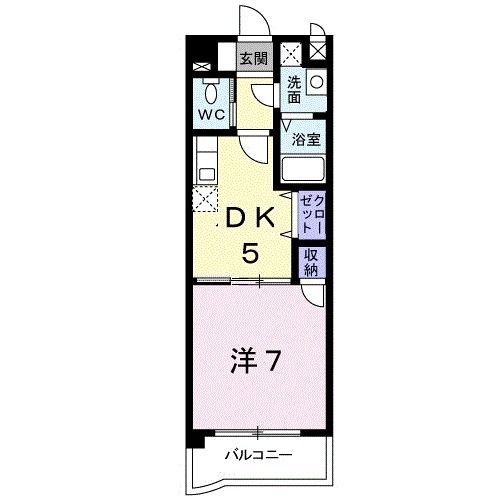 【下関市秋根南町のマンションの間取り】