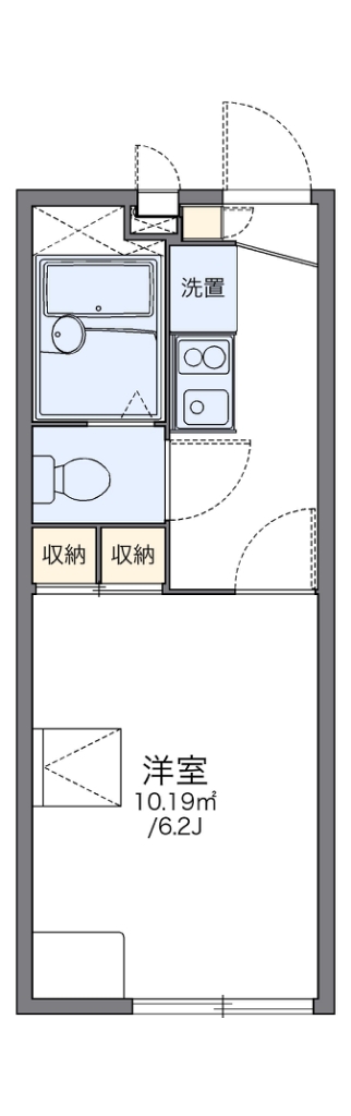 レオパレスパレス千里Ａの間取り