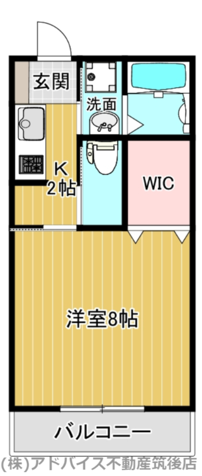 ファーネスト春口の間取り