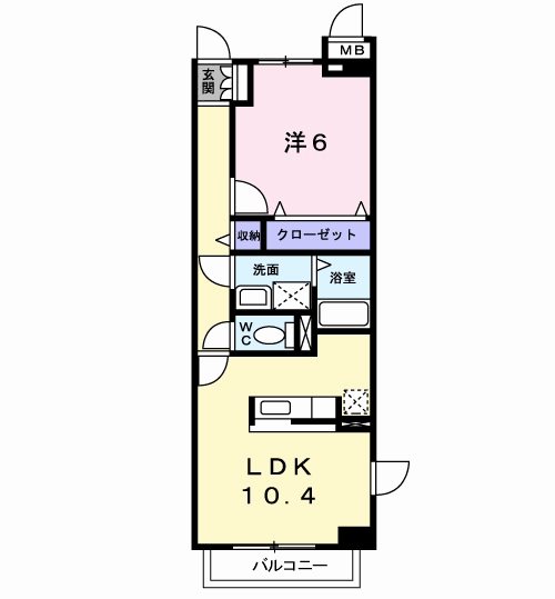 第2ファミール豊明の間取り