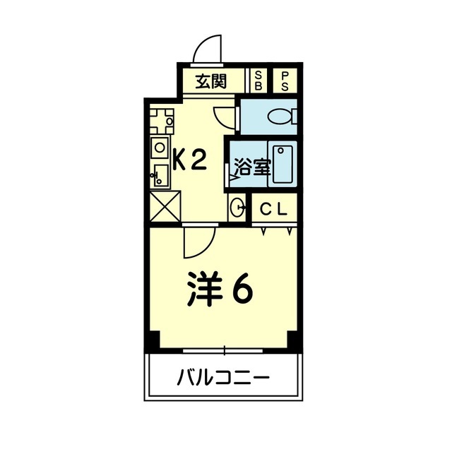 オーファス辛島公園の間取り