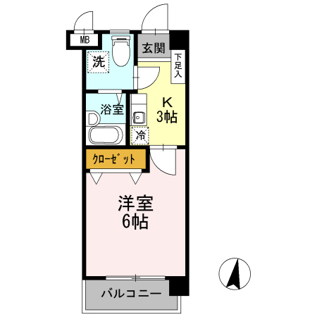 インペリアル宮前の間取り