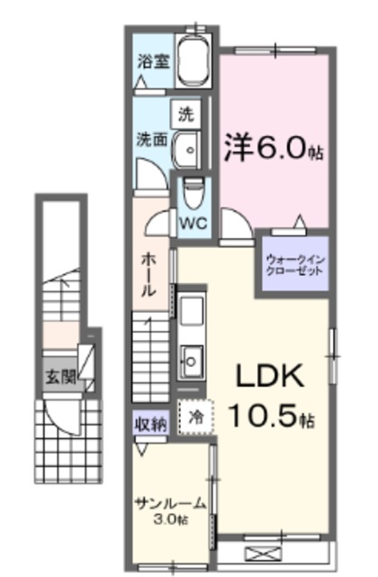 スプリング サニーの間取り