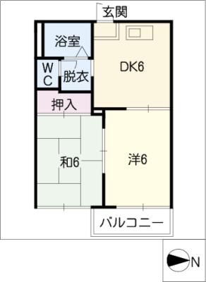 グリーンコーポヤマブンの間取り