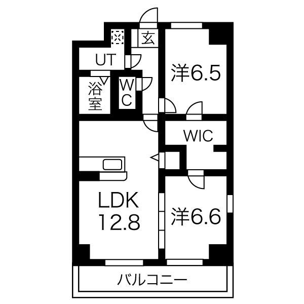 S-FORT宇都宮南大通りの間取り