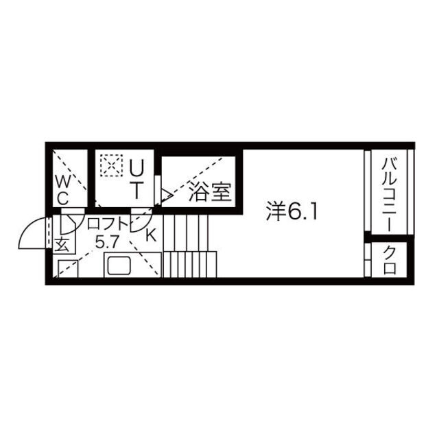 アジュール鶴舞の間取り