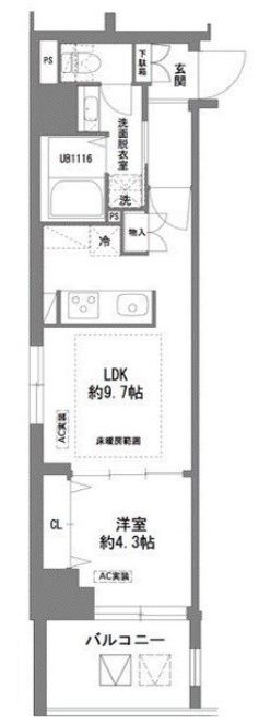 ラグゼナ日本橋の間取り