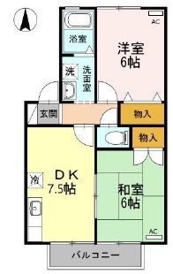 プレンティ　Aの間取り