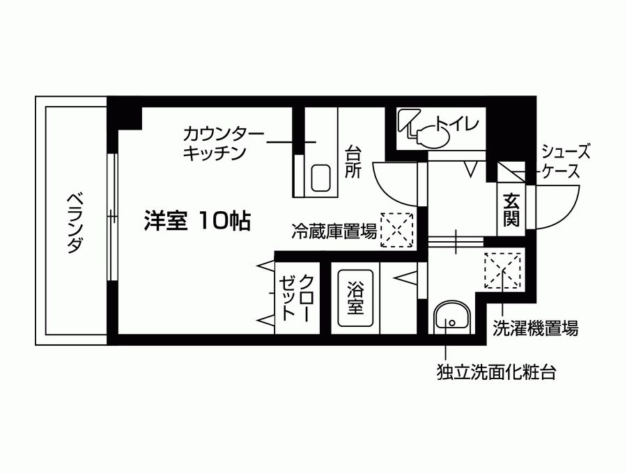 レスペランス西小路の間取り