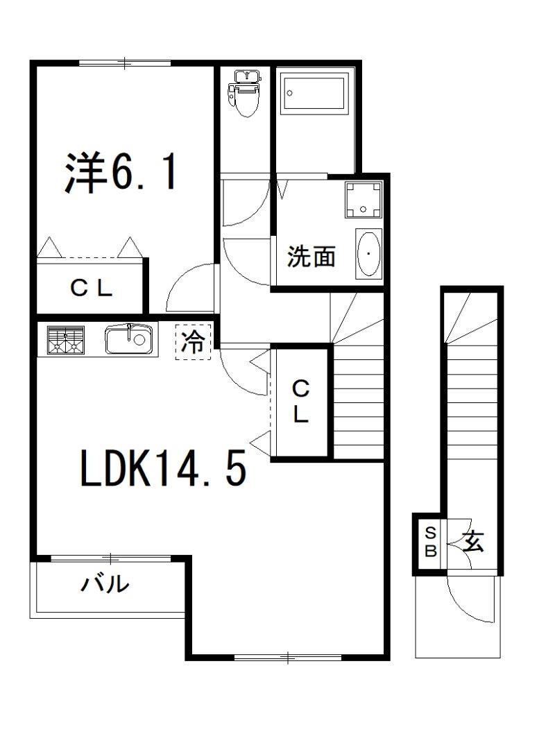 エスポワコートの間取り