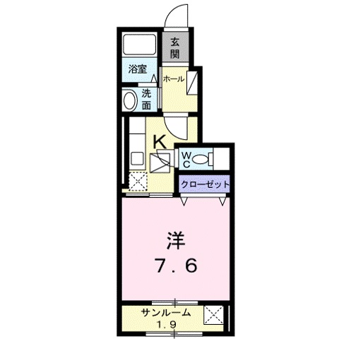 【ソレイユ カヤノIIの間取り】