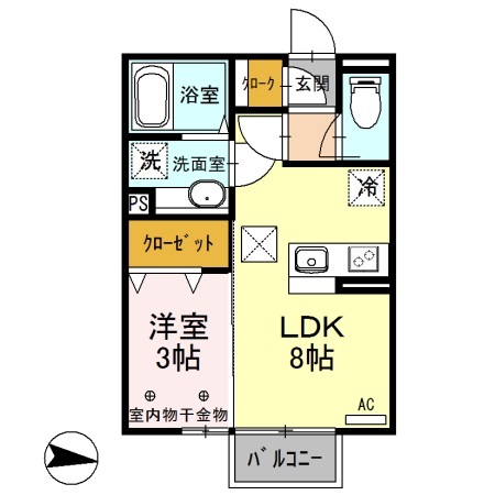 サニーコート高崎の間取り